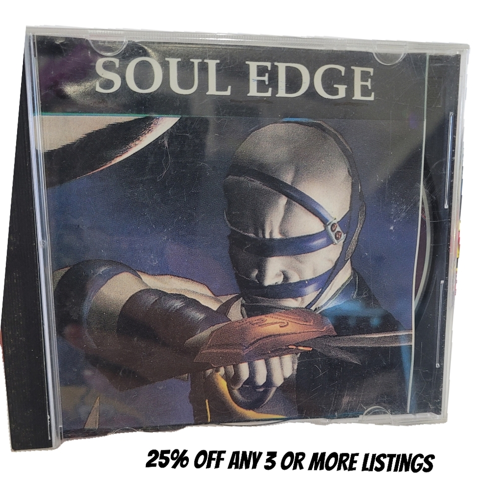 Soul Edge Video Game CD Playstation PS1 Vintage 1995